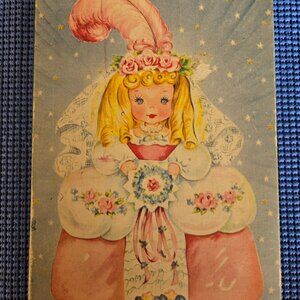 RARE SET Of 14 Original 1940’s Storyland Doll Greeting Cards W Box & Envelopes